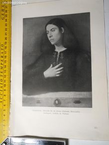 Arte: año 1935 - arte , retrato de un joven antonio broccardo